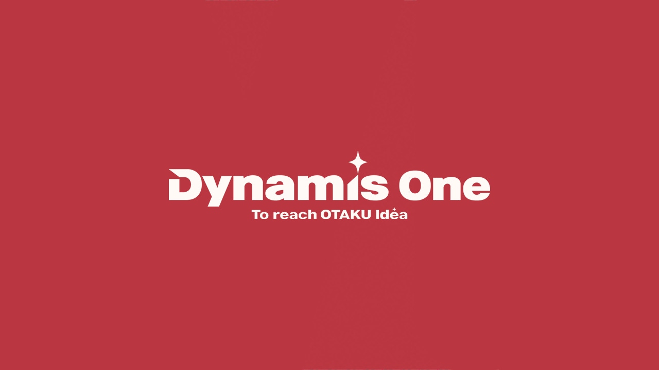 The Dynamis One logo on a red background The Dynamis One logo on a red background