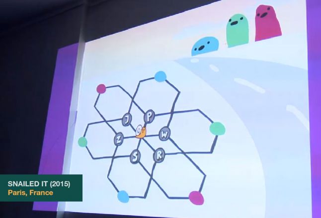 Snailed It as featured on Tour Bueno (Arte) in Paris, France