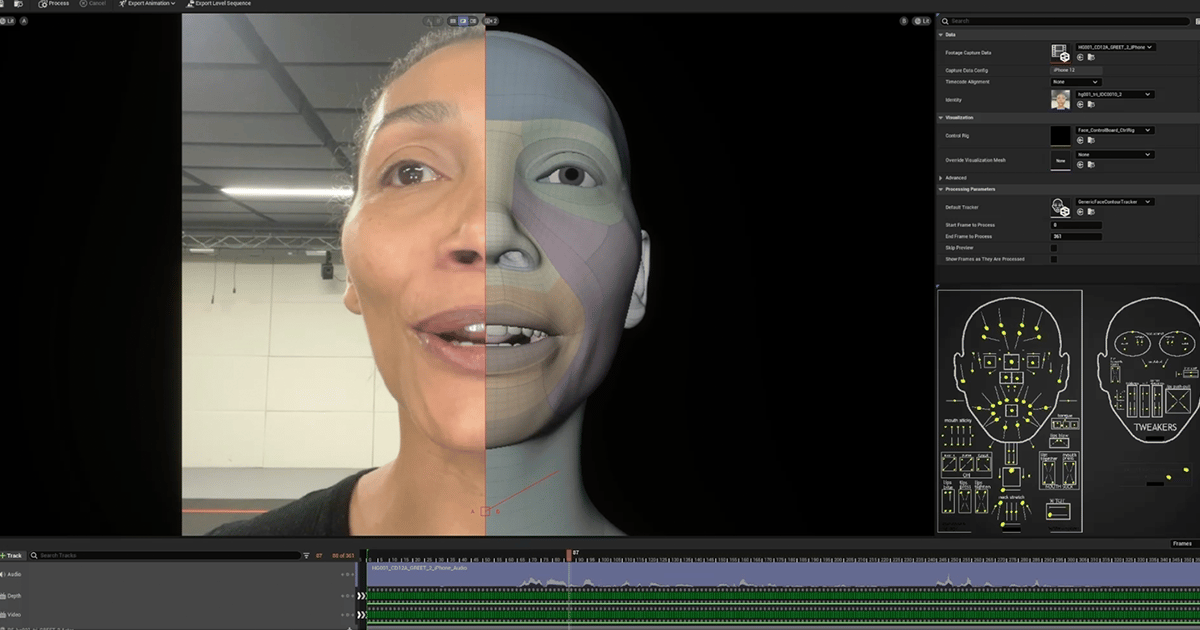 Meta Humans Mocap Epic debuts Metahuman Animator and new Unreal Engine 5.2 tools