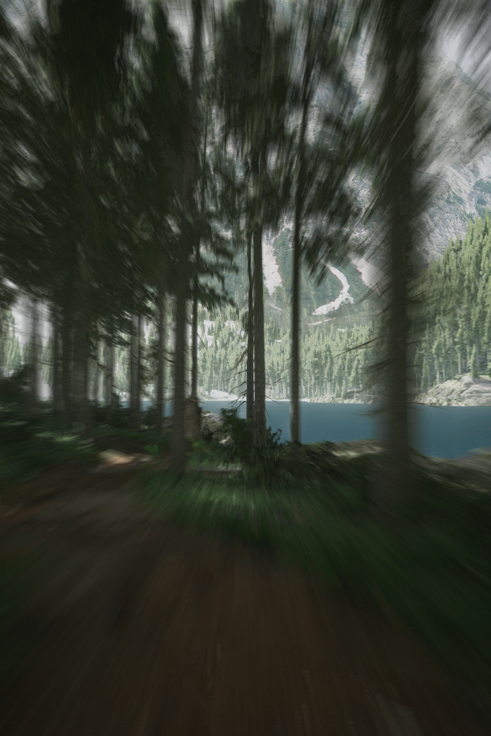 A long exposure portrait shot of a wintery lake in Lushfoil. A long exposure portrait shot of a wintery lake in Lushfoil.