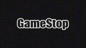 The GameStop logo on a dark background
