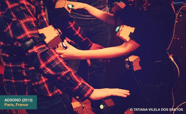 Adsono as exhibited at the Batofar in Paris, France