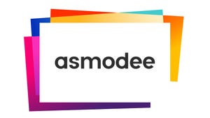 The logo for Asmodee.