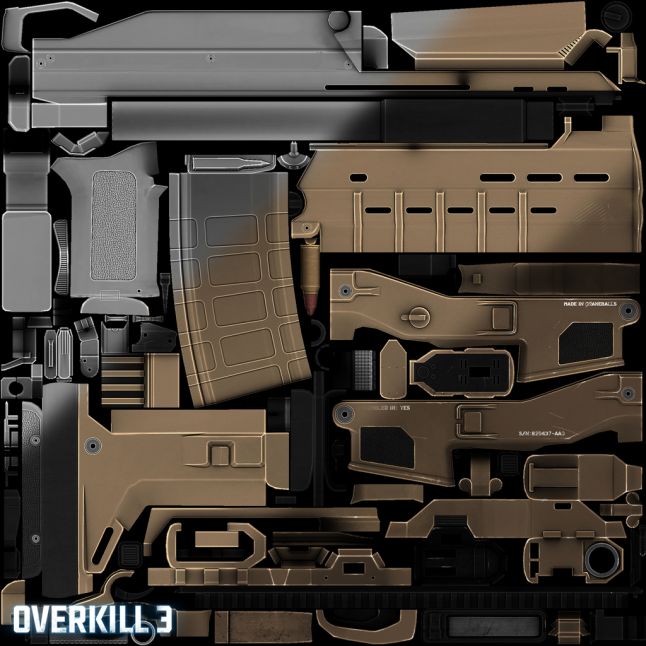 Keep the Guns Rolling: Modeling for Overkill 3 and Optimising Workflow