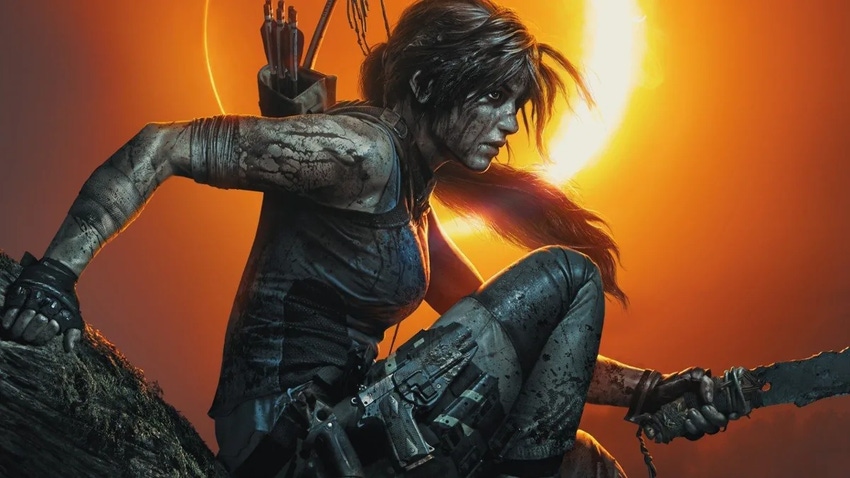 Lara Croft in key art for Shadow of the Tomb Raider.