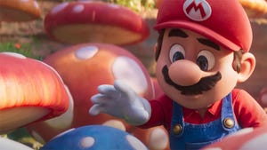 A still of Mario from the trailer for the Super Mario Bros. movie