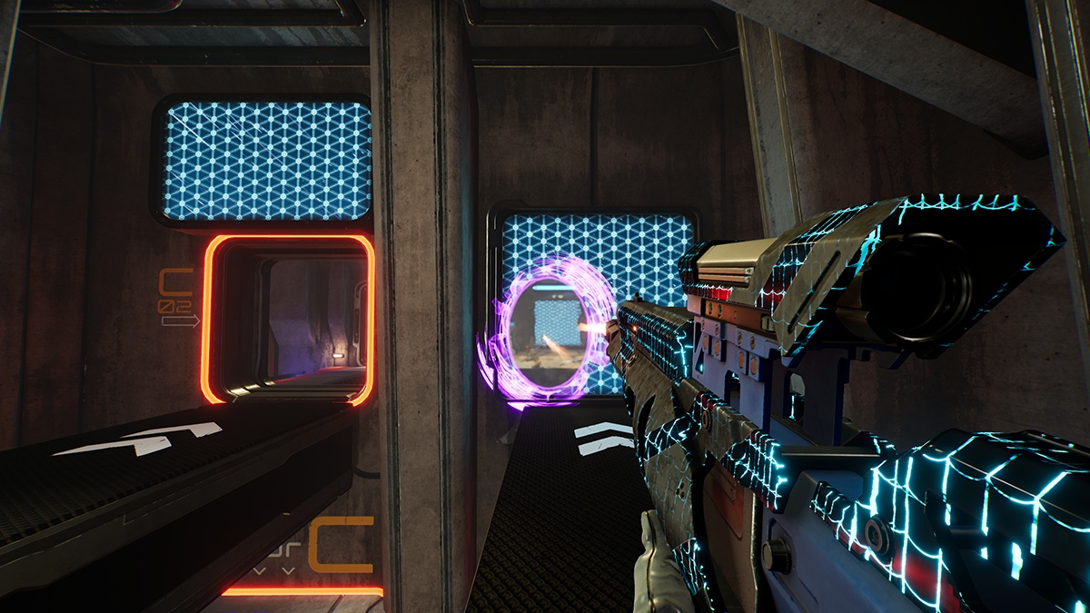 A Splitgate screenshot A Splitgate screenshot