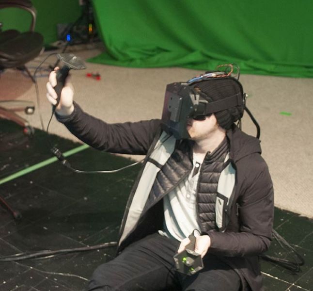 Cloudhead's Daniel Taylor experiencing full positional tracking for the first time