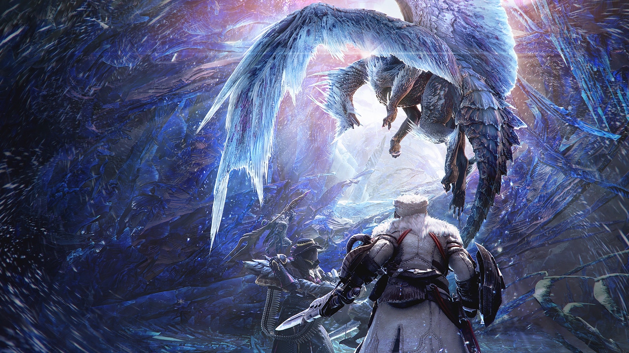 Key art for Capcom's Monster Hunter World: Iceborne. Key art for Capcom's Monster Hunter World: Iceborne.