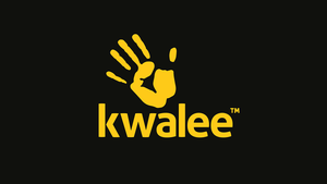 The Kwalee logo on a black background