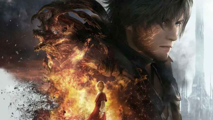 Clive and Joshua Rosfield in Square Enix's Final Fantasy XVI.