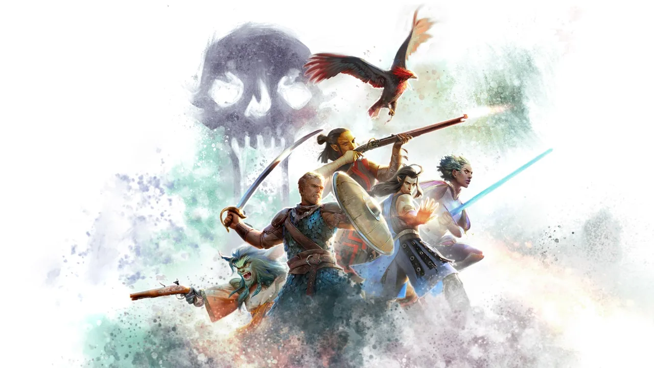 The key art of Pillars of Eternity 2: Deadfire showcasing multiple characters The key art of Pillars of Eternity 2: Deadfire showcasing multiple characters