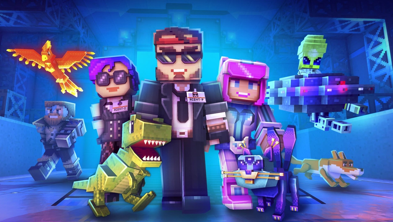 Player characters in splash art for Cubic Games' Pixel Gun 3D. Player characters in splash art for Cubic Games' Pixel Gun 3D.