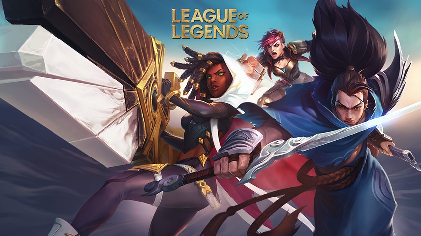 Characters from Riot's 2009 MOBA, League of Legends.