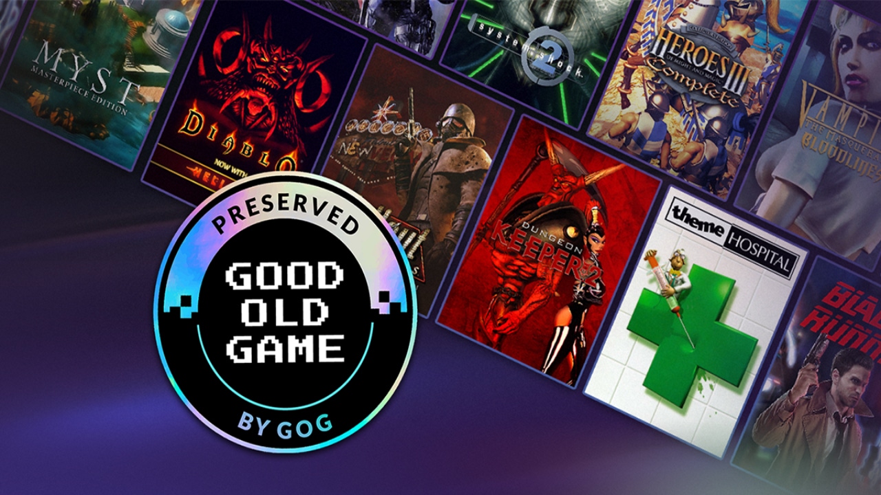 GOG logo and storefront thumbnails GOG logo and storefront thumbnails