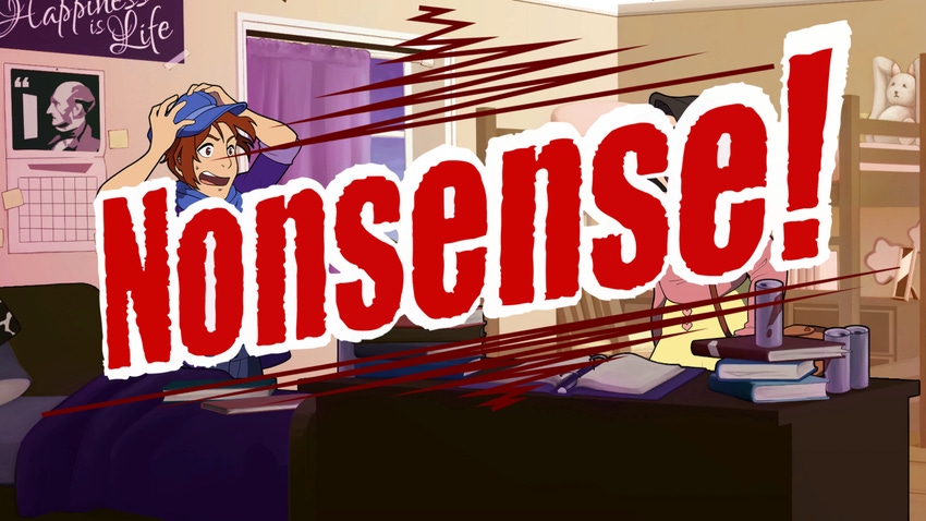 Key art featuring the word nonsense