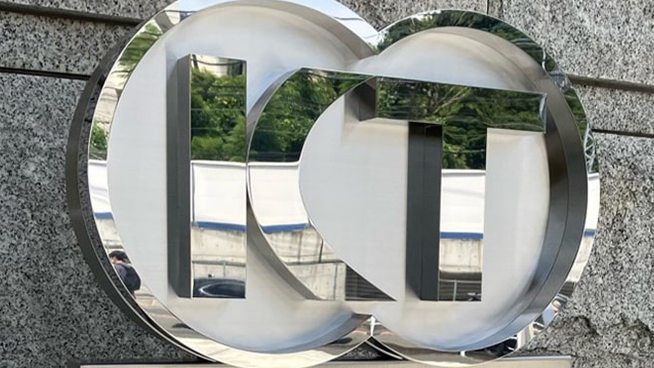 Koei Tecmo signage outside a company building Koei Tecmo signage outside a company building