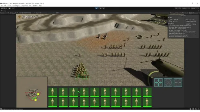 Building RTS User Interface in Unity: Deterrence: Video Devlog 8