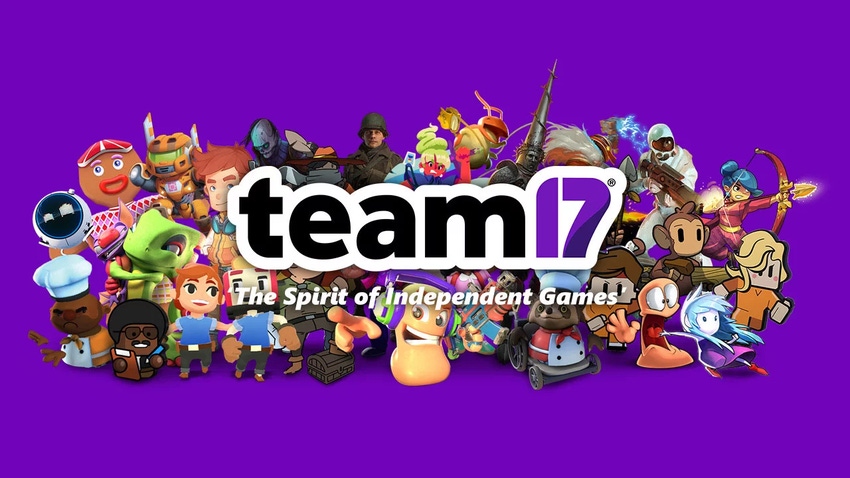 Graphic for game developer Team17 and the various properties under its belt.