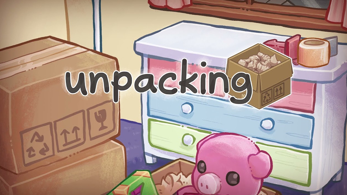 Unpacking promotional artwork Unpacking promotional artwork