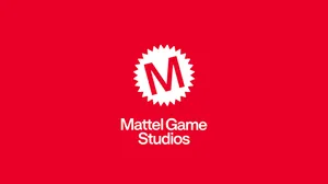 The Mattel Game Studios logo on a red background The Mattel Game Studios logo on a red background
