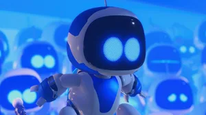 Astro Bot looks surprised Astro Bot looks surprised