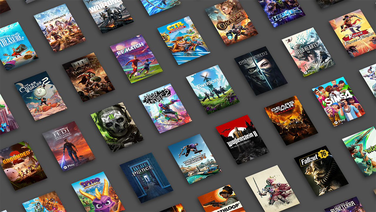 A catalog of titles available on Xbox Game Pass Ultimate