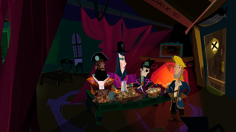 A screenshot from Return to Monkey Island. A screenshot from Return to Monkey Island.