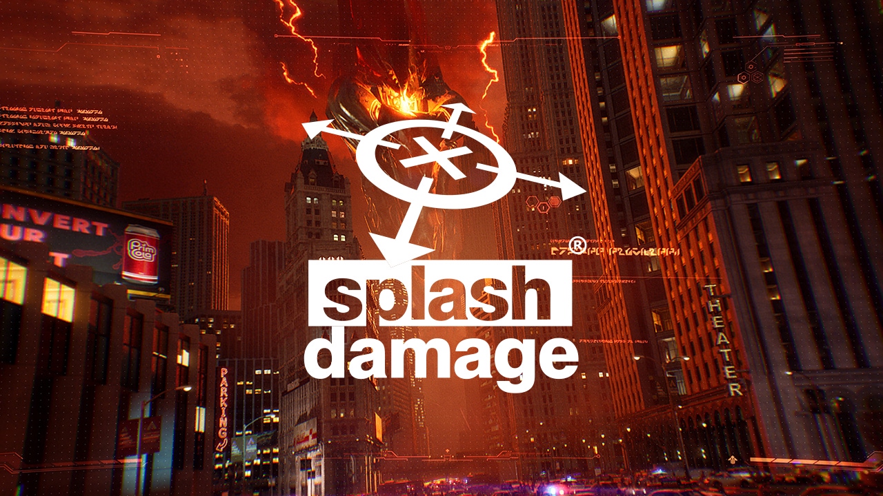 The Splash Damage logo overlaid on a Transformers: Reactivate screenshot The Splash Damage logo overlaid on a Transformers: Reactivate screenshot