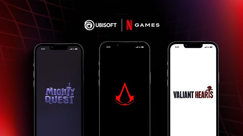 Ubisoft与Netflix合作推出的游戏封面
