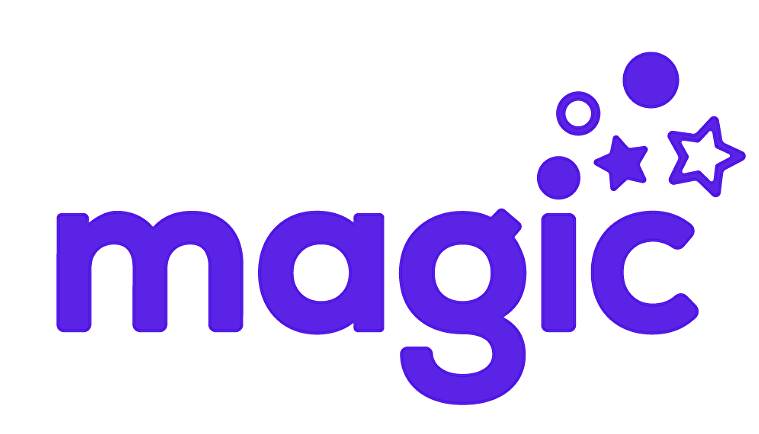 Company logo for mobile game developer Magic Games. Company logo for mobile game developer Magic Games.