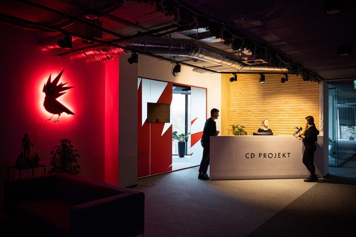 The CD Projekt offices in Poland