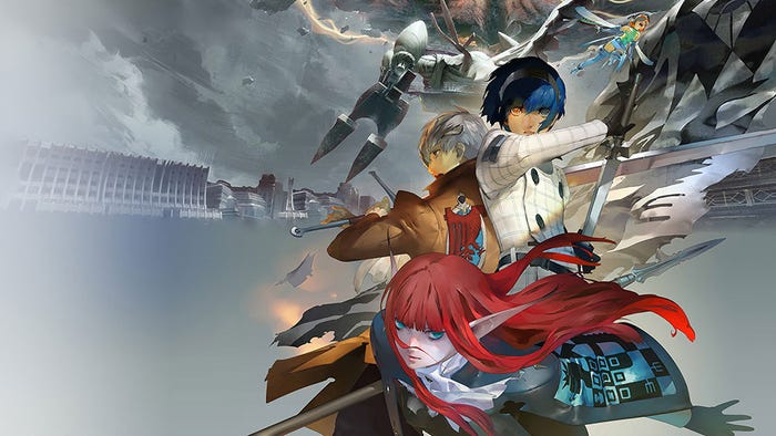 The protagonist, Strohl, Hulkenberg, and Gallica strike a pose. The protagonist, Strohl, Hulkenberg, and Gallica strike a pose.