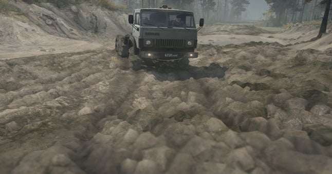 Mud and Water of Spintires:MudRunner
