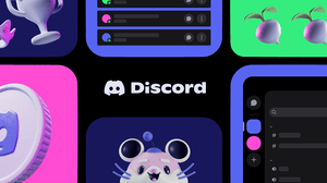 The Discord logo on a vibrant background The Discord logo on a vibrant background