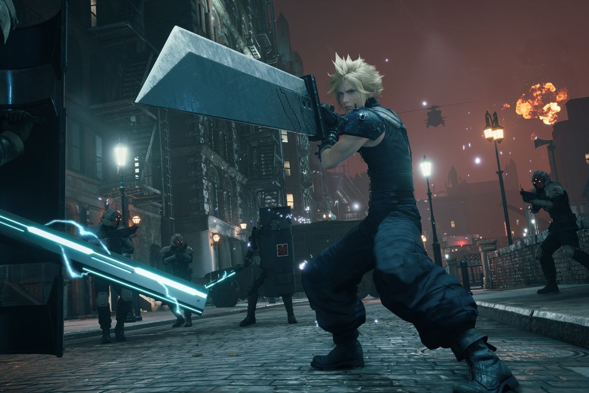 Cloud Strife in Final Fantasy VII Remake. Cloud Strife in Final Fantasy VII Remake.