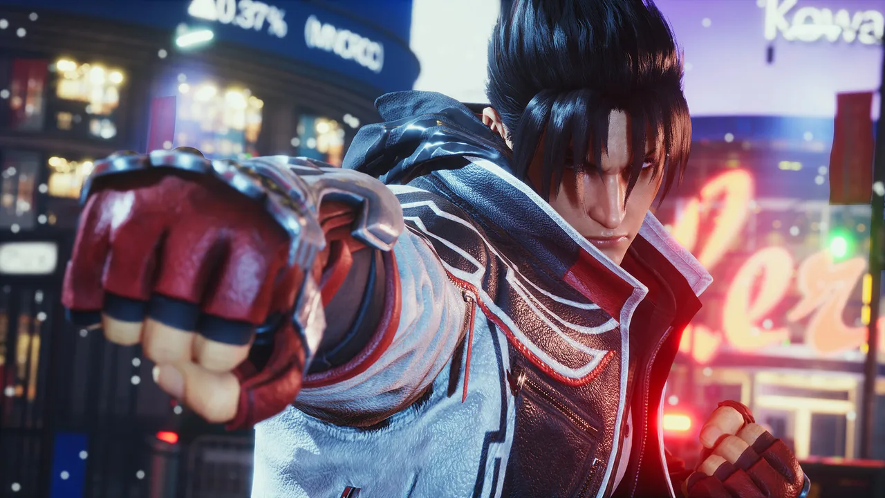 One of the characters of Tekken 8 throwing a fist One of the characters of Tekken 8 throwing a fist