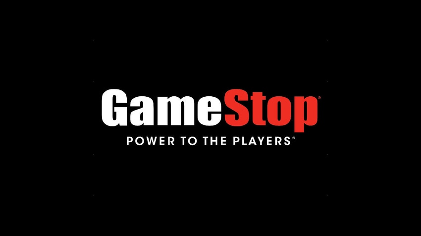 Logo for games retailer GameStop.