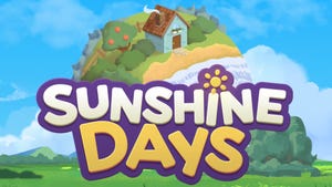 Logo for Netspeak's social mobile game, Sunshine Days.