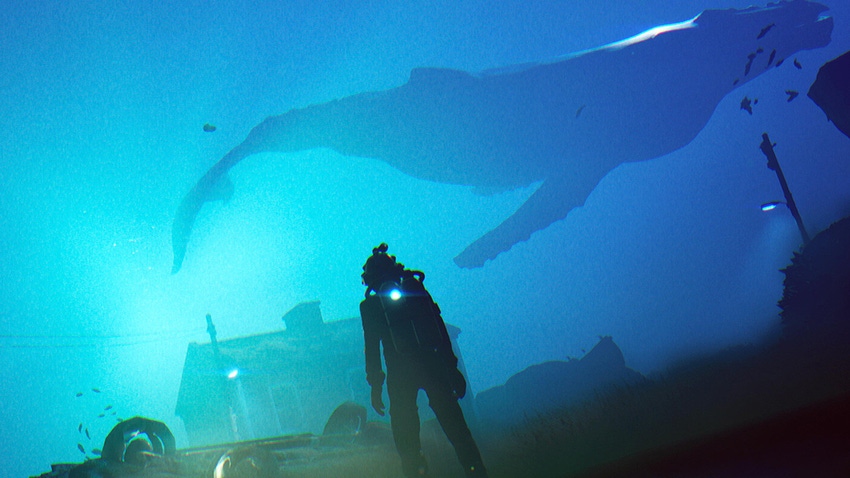 A screenshot from Under the Waves, one of the first titles to be published through the Spotlight label