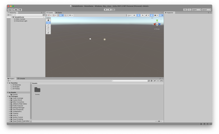 The Unity Editor interface The Unity Editor interface