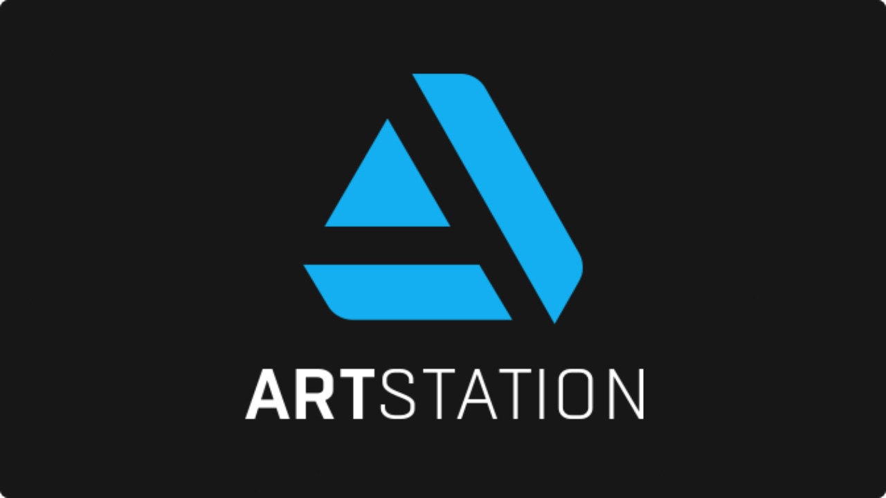 Logo for art portfolio website ArtStation. Logo for art portfolio website ArtStation.
