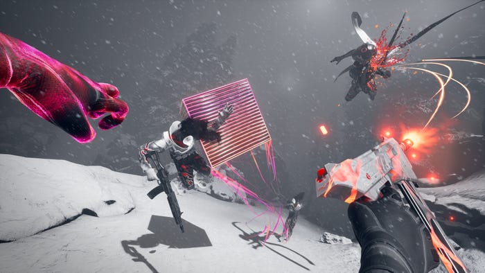 A screenshot of combat in Synapse. A screenshot of combat in Synapse.