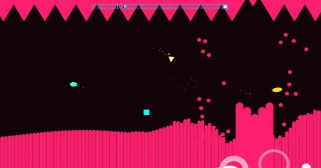 How jams become levels in the co-op bullet hell musical Just Shapes & Beats