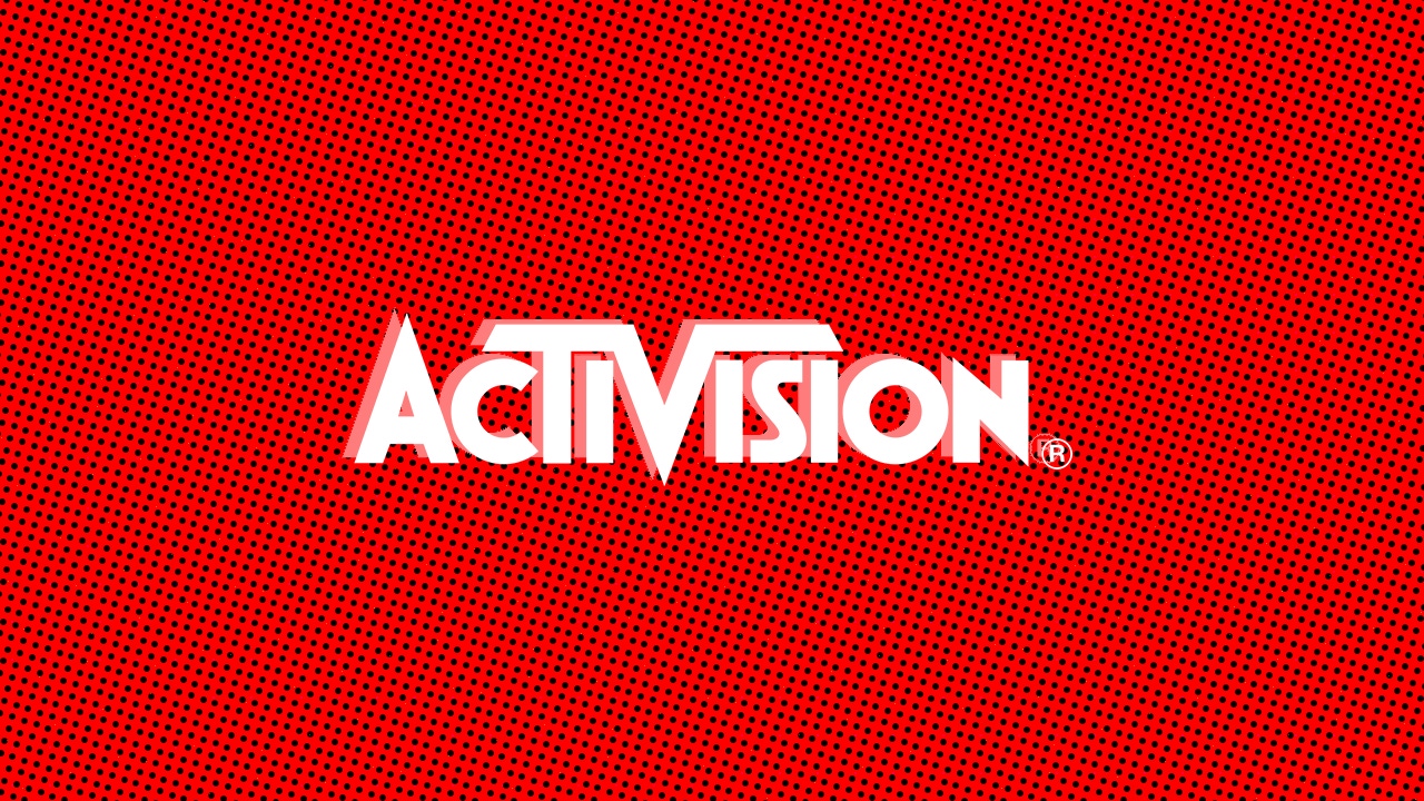 The Activision logo on a stylised red background The Activision logo on a stylised red background