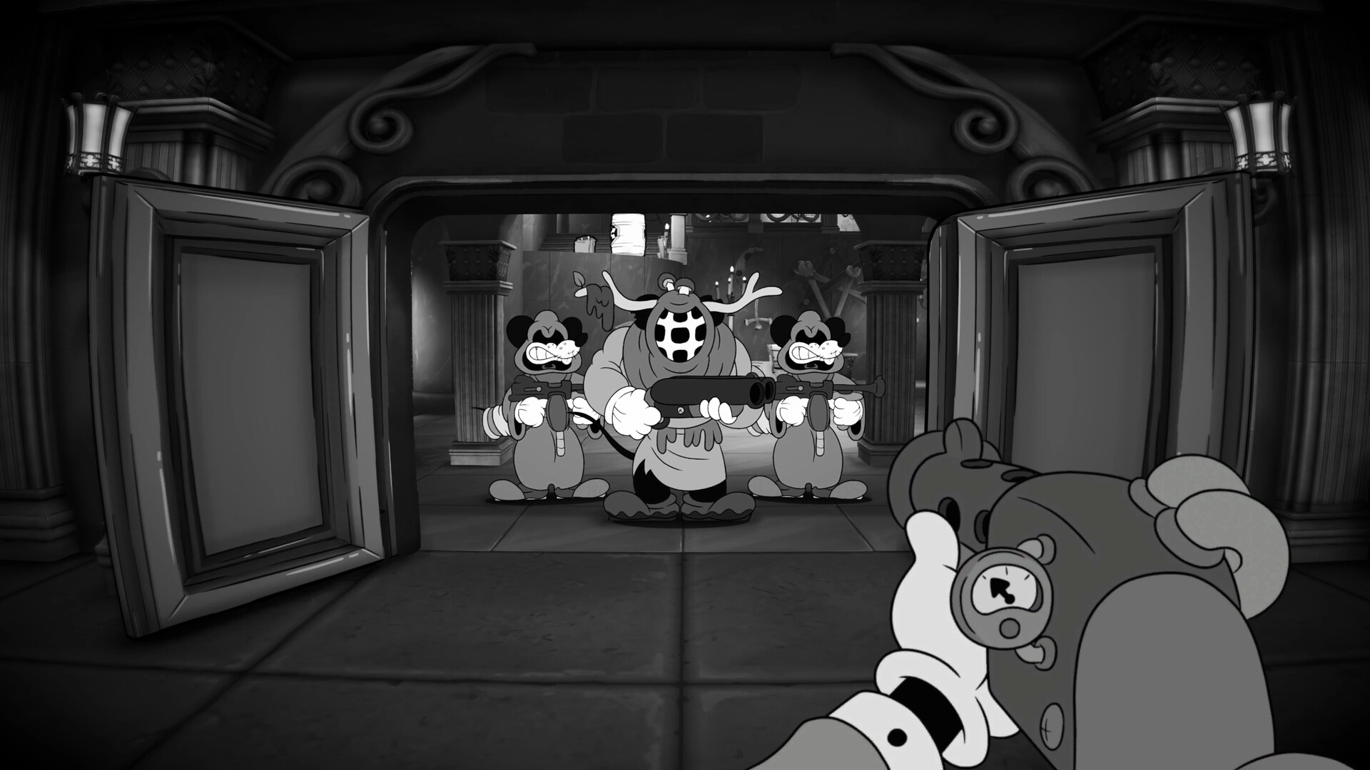 Three cultists in Mouse: P.I. For Hire