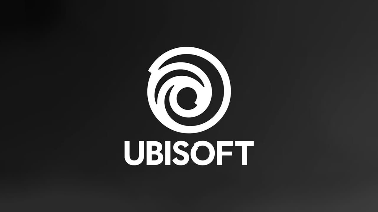 The Ubisoft logo on a grey background The Ubisoft logo on a grey background