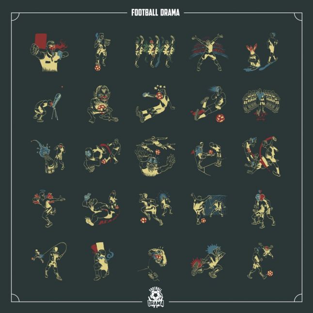 Football Drama's cards