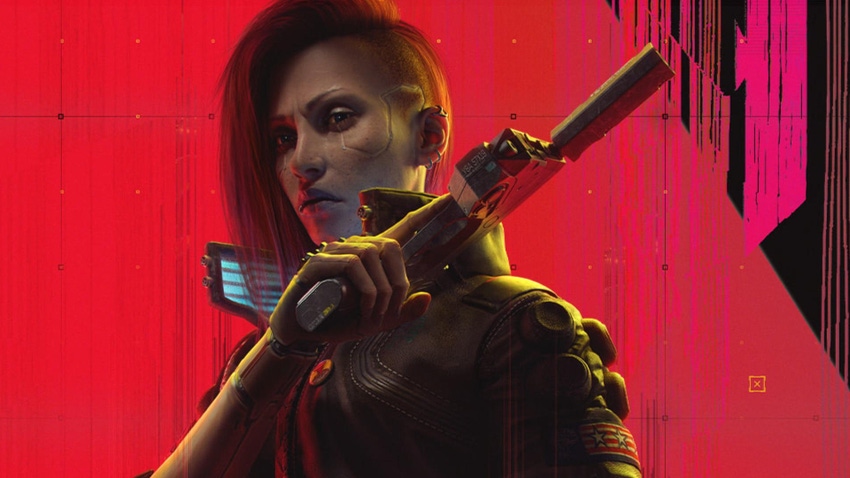 Key for Cyberpunk 2077: Phantom Liberty, showing the Female V with a pistol.