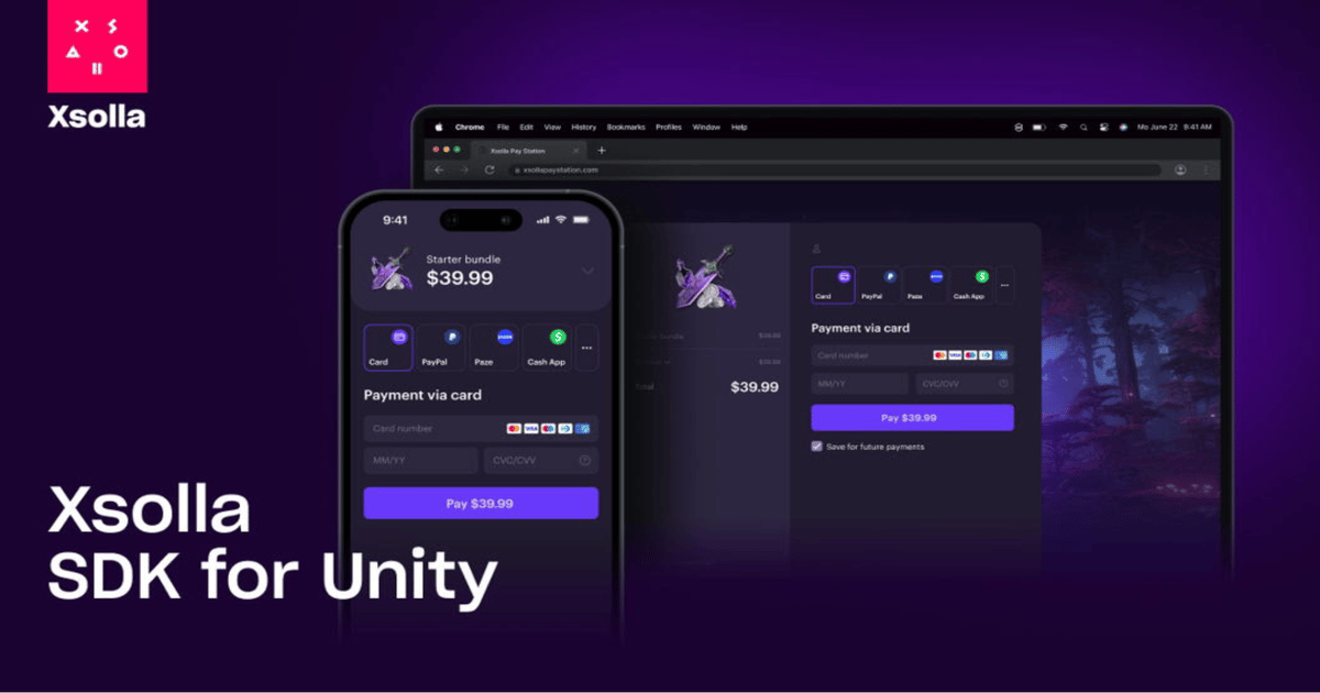 Xsolla enables direct-to-consumer monetization SDK for Unity devs